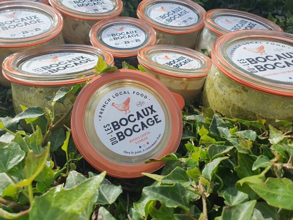 Bocaux repas/dessert pour le diner ou le déjeuner