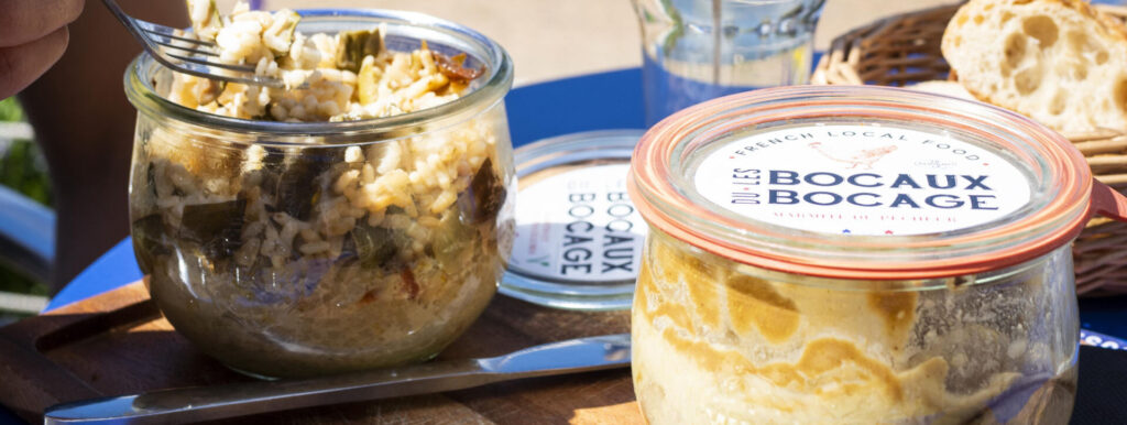 Bocaux repas artisanaux à réchauffer & déguster